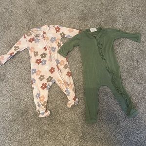 Angel dear and spearmint love bamboo girls sleepers